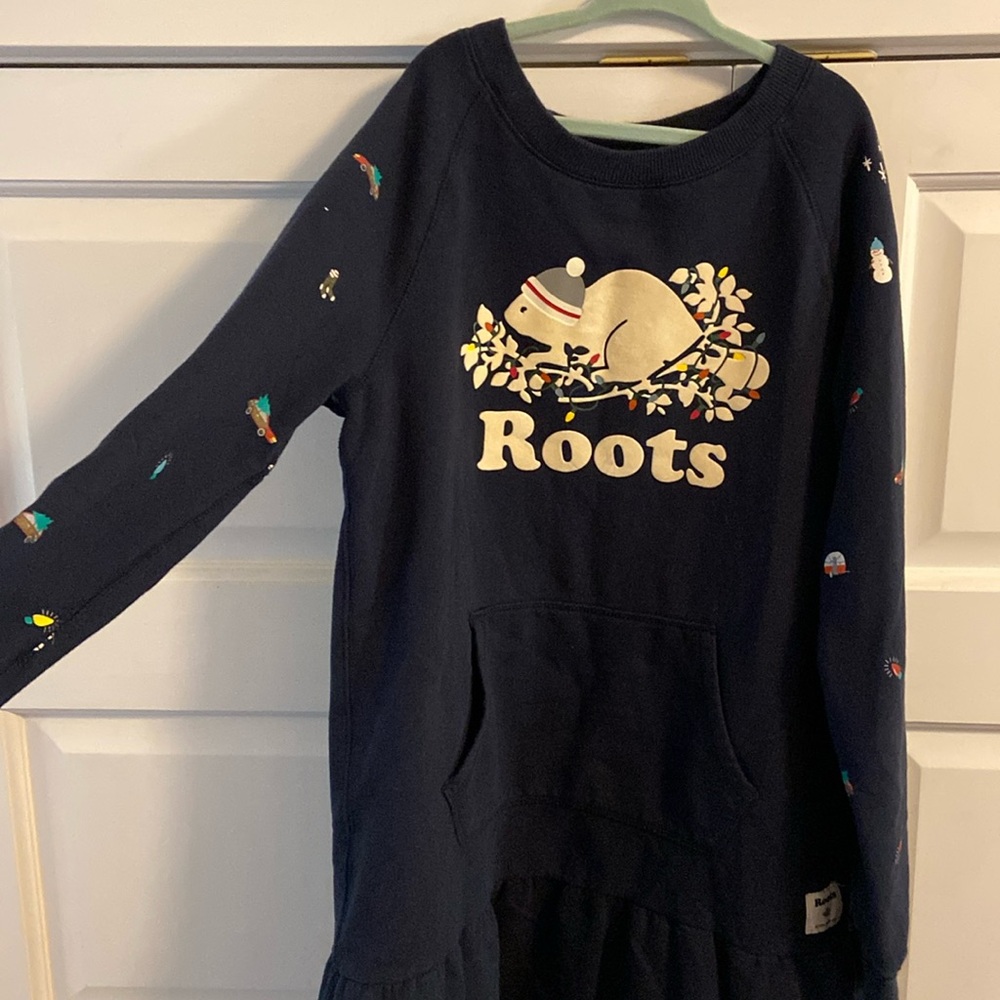 Roots Christmas dress: size 9-10